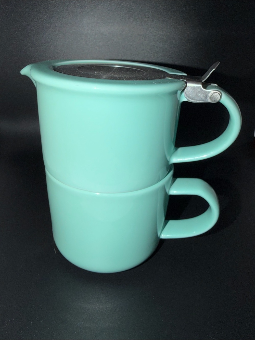 Forlife Tea for One 14oz Teapot and Mug Without Tea Infuser Tea Pot